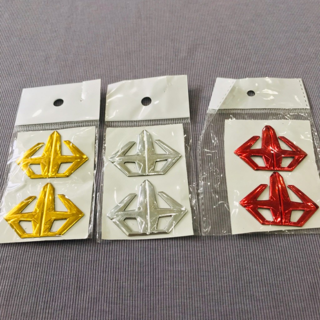 Tem Cặp logo Airblade kim cương sắc nét màu Bạc
