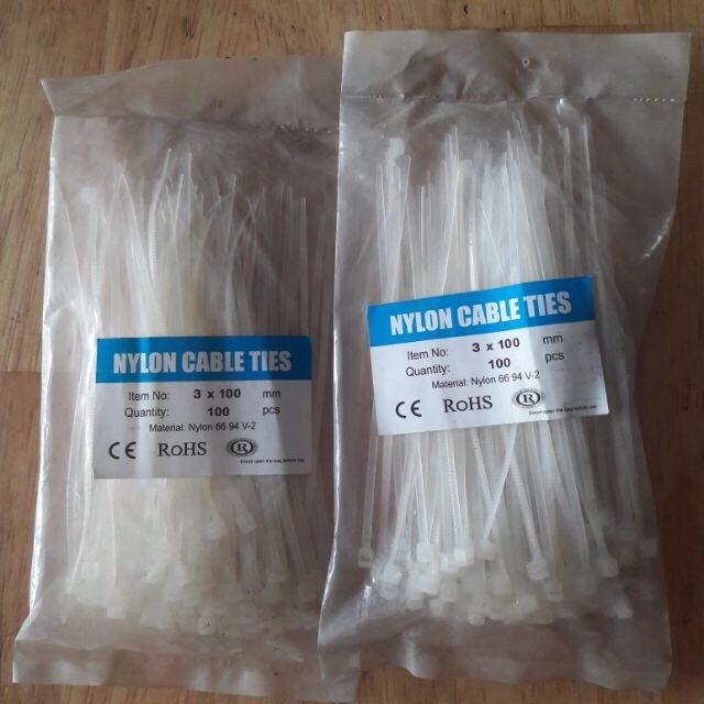 Dây rút 3x100mm, 4x150mm, 4x200mm (Dây thít nhựa)