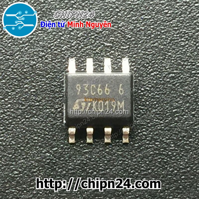 [1 con] (SOP) IC Dán 93C66 SOP-8 (SMD) (AT93C66 IC Nhớ EEPROM)