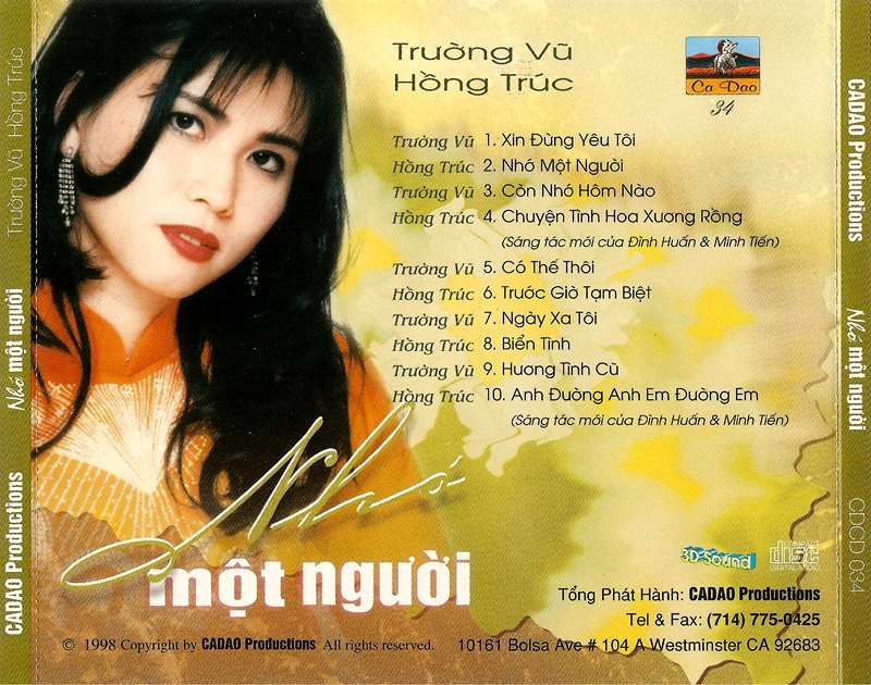 Set of 6 Cds of Truong Vu Music 3 (Japanese Disc Copy)