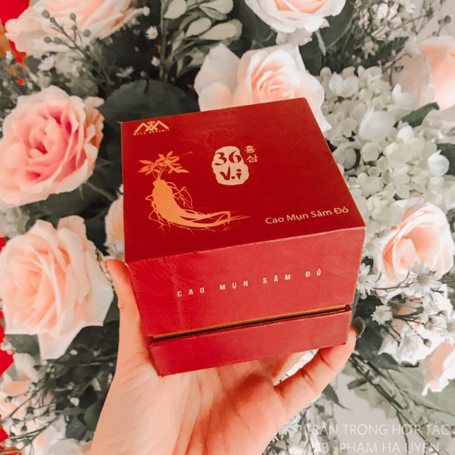 Cao Mụn Sâm Đỏ 36 Vị Thuốc Đông Y Chính Hãng