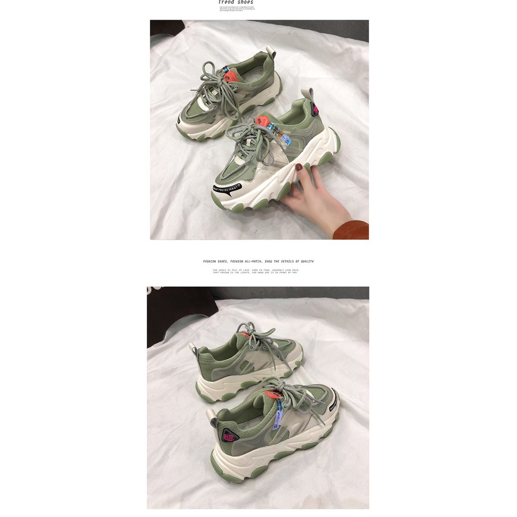 Giày thể thao sneaker nữ - Giày phản quang đế cao su