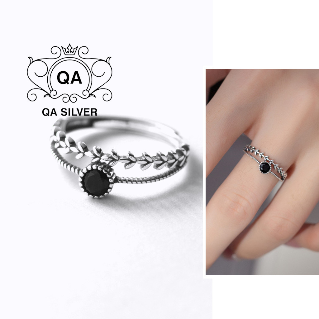 LAYER QA Silver Ring