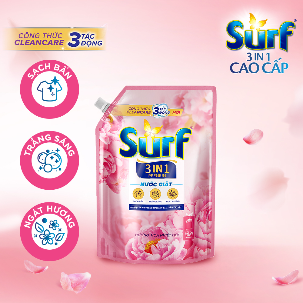 Túi Nước Giặt Cao Cấp Surf 3in1 - 3.5kg