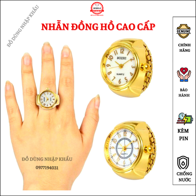 Nhẫn đồng hồ nam nữ mã 002