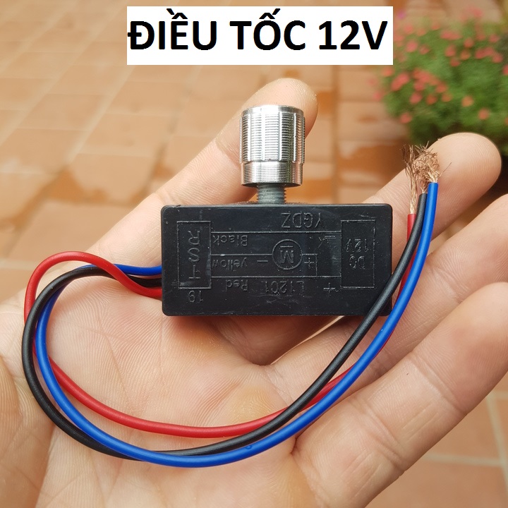 Chiết áp 12v điều chỉnh dòng máy bơm