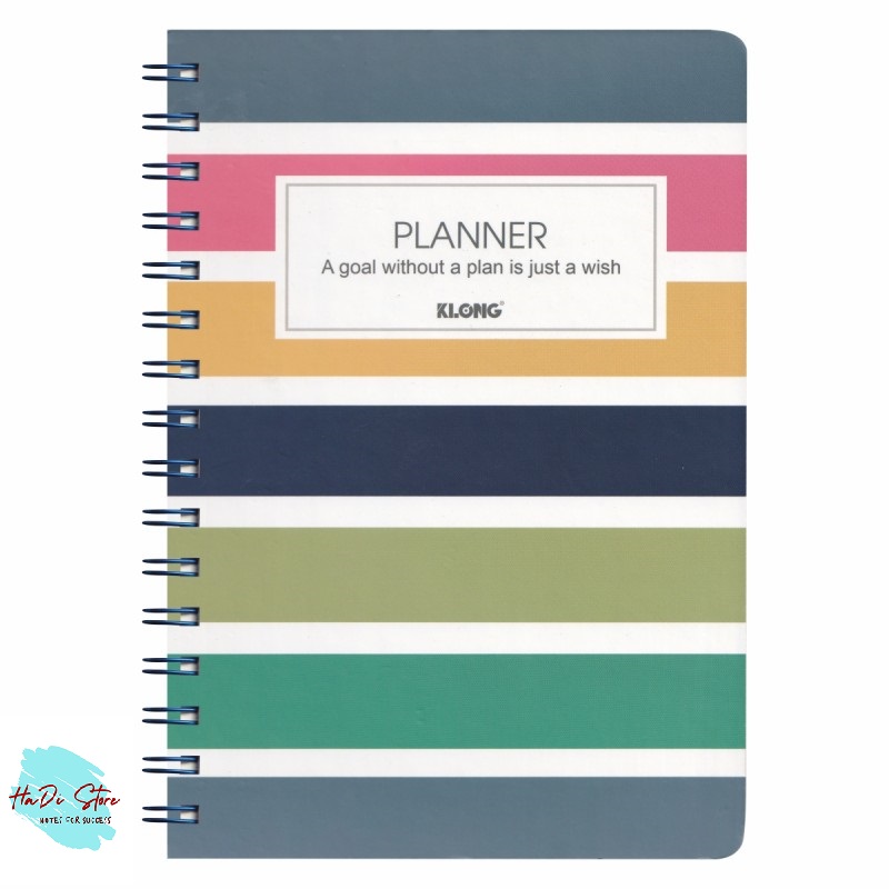 KLONG Sổ lò xo PLANNER A5 - 100 tờ (MS:945)