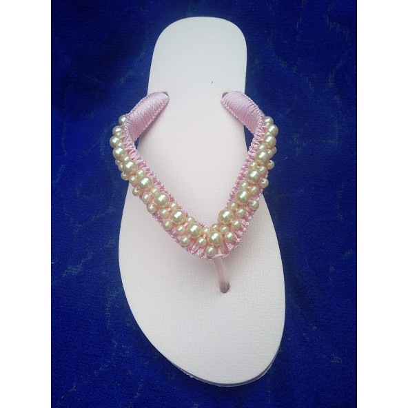 Dép handmade đính hột