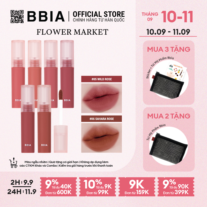 Son kem Bbia Smudge Tint 3g