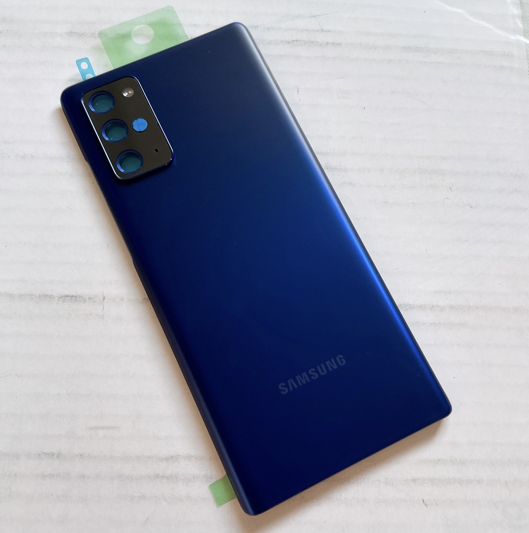 Nắp Lưng Samsung Note 20 Zin (có kính camera) - Vỏ lưng điện thoại Note20