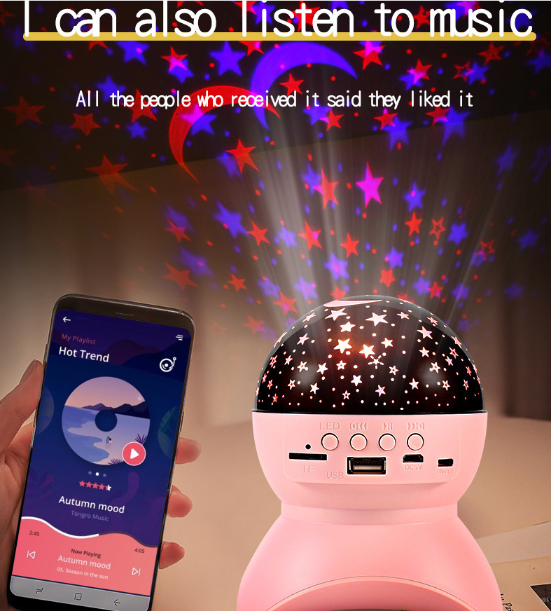 Loa Bluetooth XY-890 Kiêm Đèn Chiếu Sao Ngân Hà