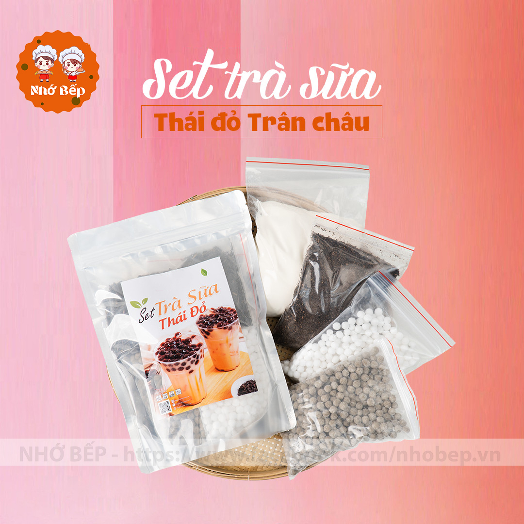 Set Trà Sữa Phúc Long ( Set 20 -23Ly) Tặng Kèm Công Thức - Nhớ Bếp