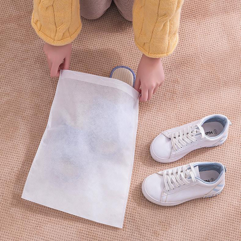 Combo 5 Túi Đựng Giày Dép, Quần Áo Dây Rút / Túi Bảo Quản Đồ Dùng Chống Bẩn (Trắng)