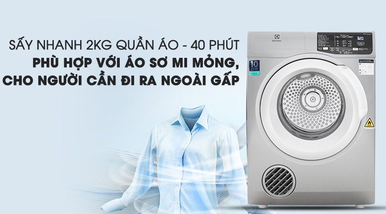 [TRẢ GÓP 0%] Máy Sấy 8Kg Electrolux EDV805JQSA (Giá áp dụng giao tại HN, HCM& các tỉnh liên hệ shop)