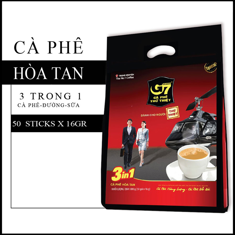 Cafe G7 3in1 Bịch 800gr (50 gói x 16gr)