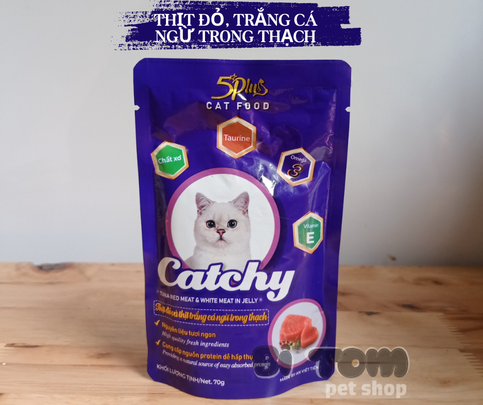 PATE CHO MÈO CATCHY GÓI 70GR - NHIỀU VỊ
