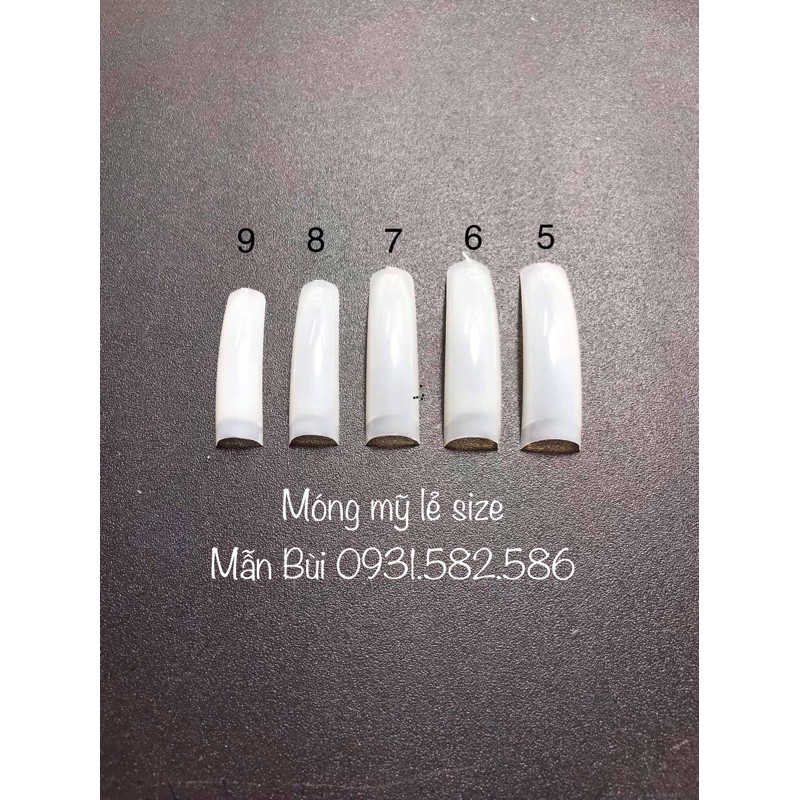 Móng tip mỹ lẻ số