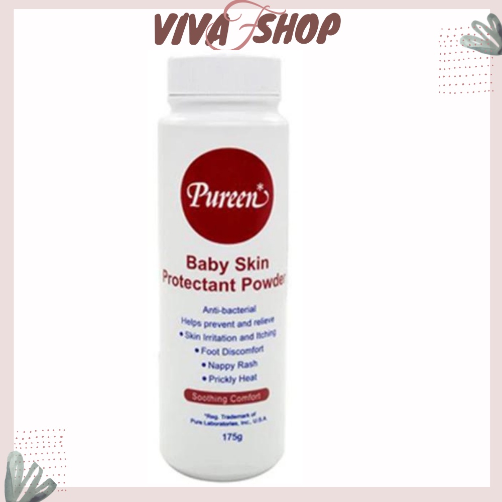 Phấn thơm cho bé PUREEN Baby Skin Protectant Powder 175g Phấn rơm Pureen