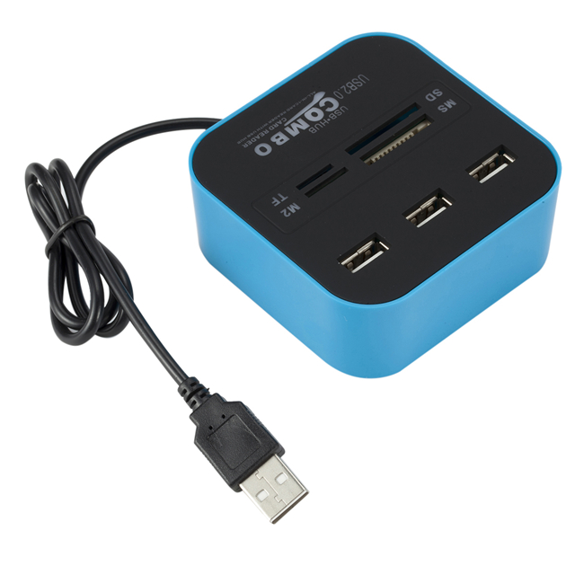 Đầu đọc thẻ đa năng và hub USB