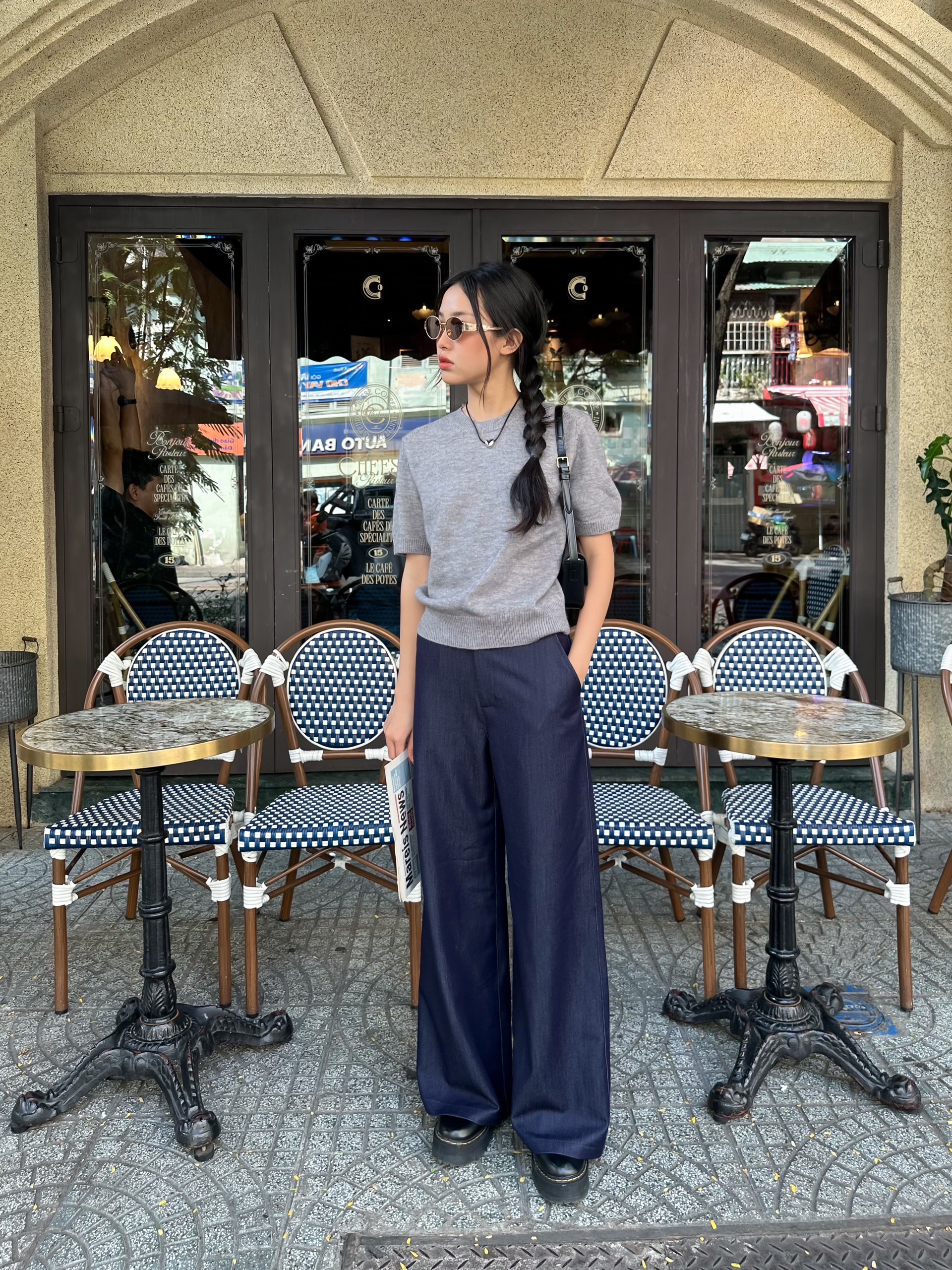 KIDO Quần tây ống rộng SANDY PANTS