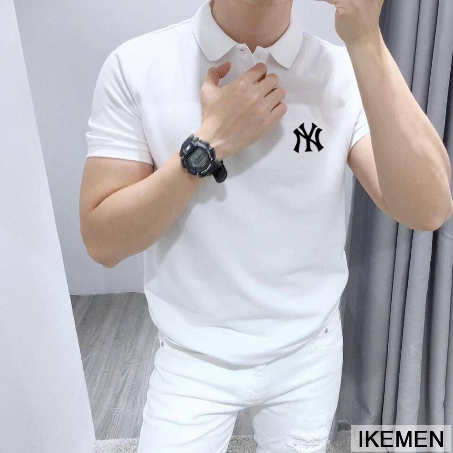 Áo polo logo NY HARIQUEEN