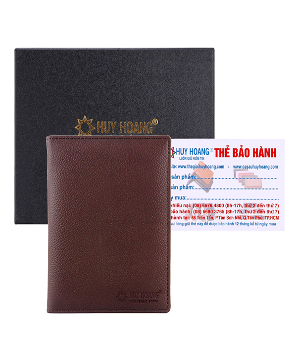 Ví da đựng passport TH9106 màu nâu
