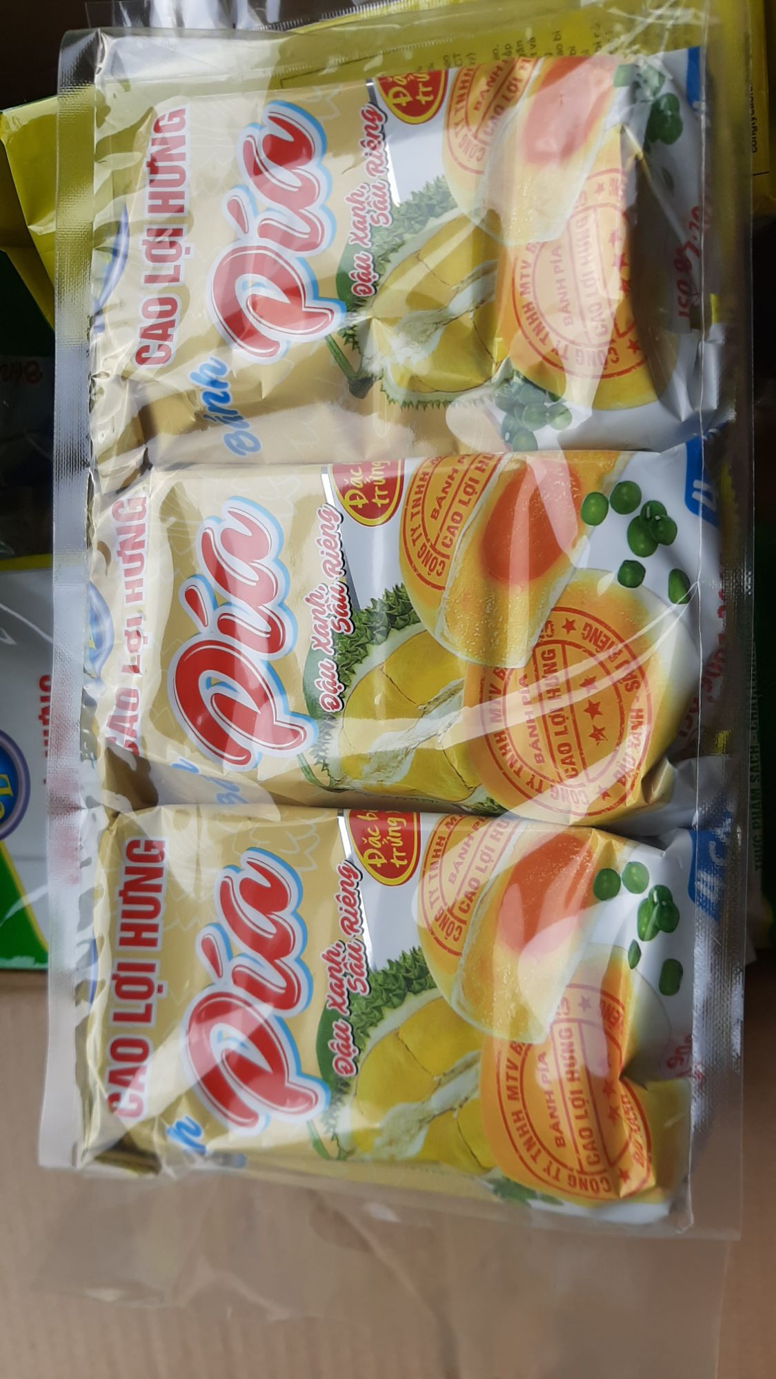 [HCM]Đậu xanh sầu riêng trứng muối