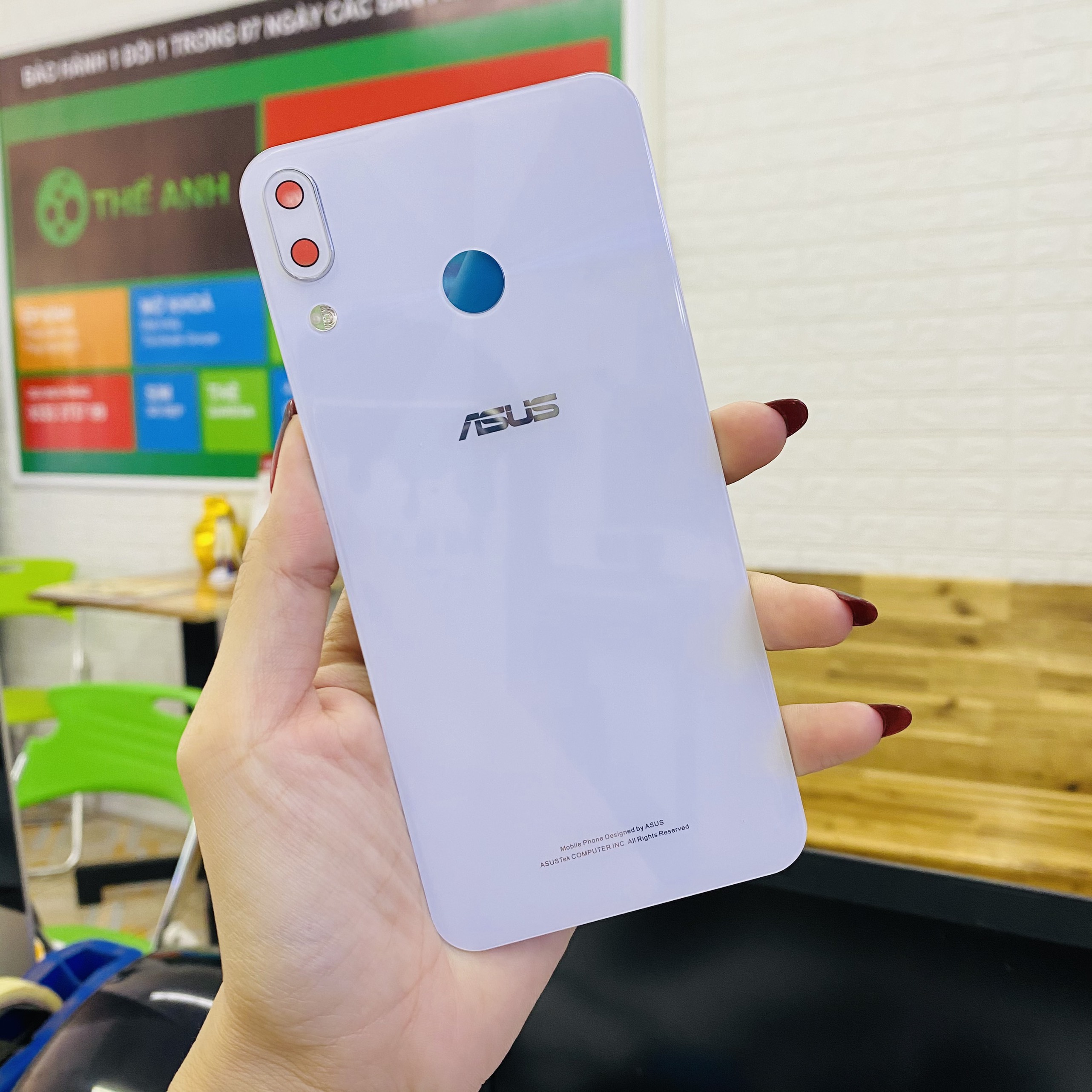 Nắp lưng Điện thoại Asus Zenfone 5 2018, mặt kính lưng ZE620KL, ZF620KL linh kiện đẹp 9/10 zin đổi trả