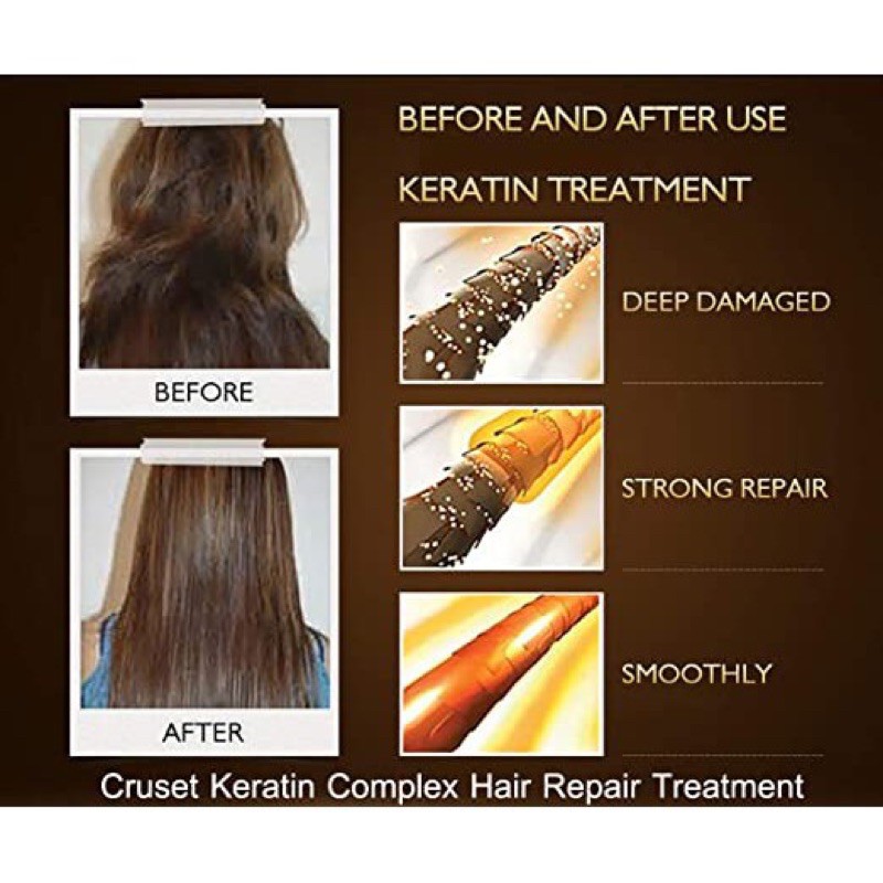 Xịt dưỡng tóc Cruset Keratin Serum Spray boots Thái Lan 200ml