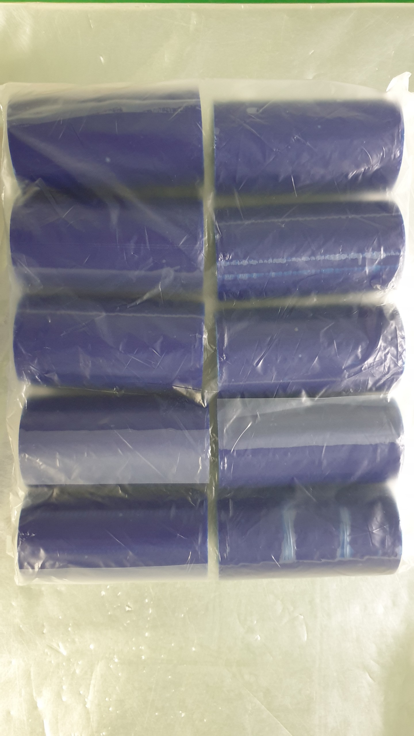 Con lăn dính bụi phòng sạch 10cm - Màu xanh