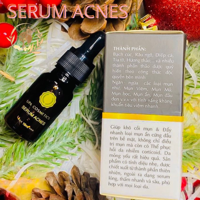 Serum Mụn Ẩn Mụn Đầu Đen Mụn Thâm Cho Da Dầu 10ml .