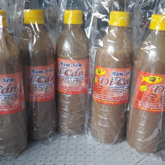 [HCM]Mắm nêm Dì Cẩn chai 500g