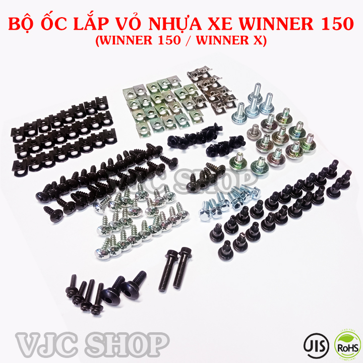 Bộ ốc vít lắp vỏ nhựa xe FUTURE NEO GT