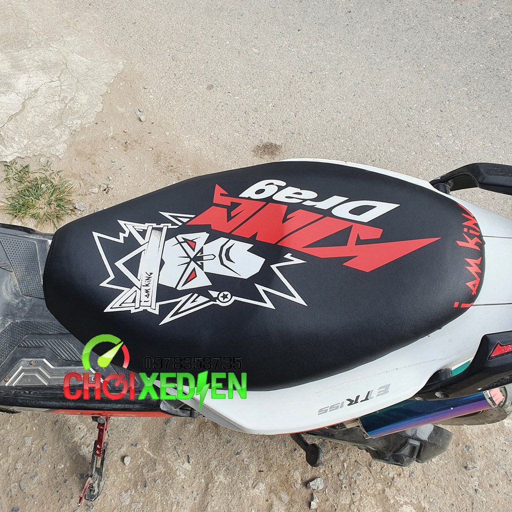 vỏ yên king drag bọc xe máy , xe điên