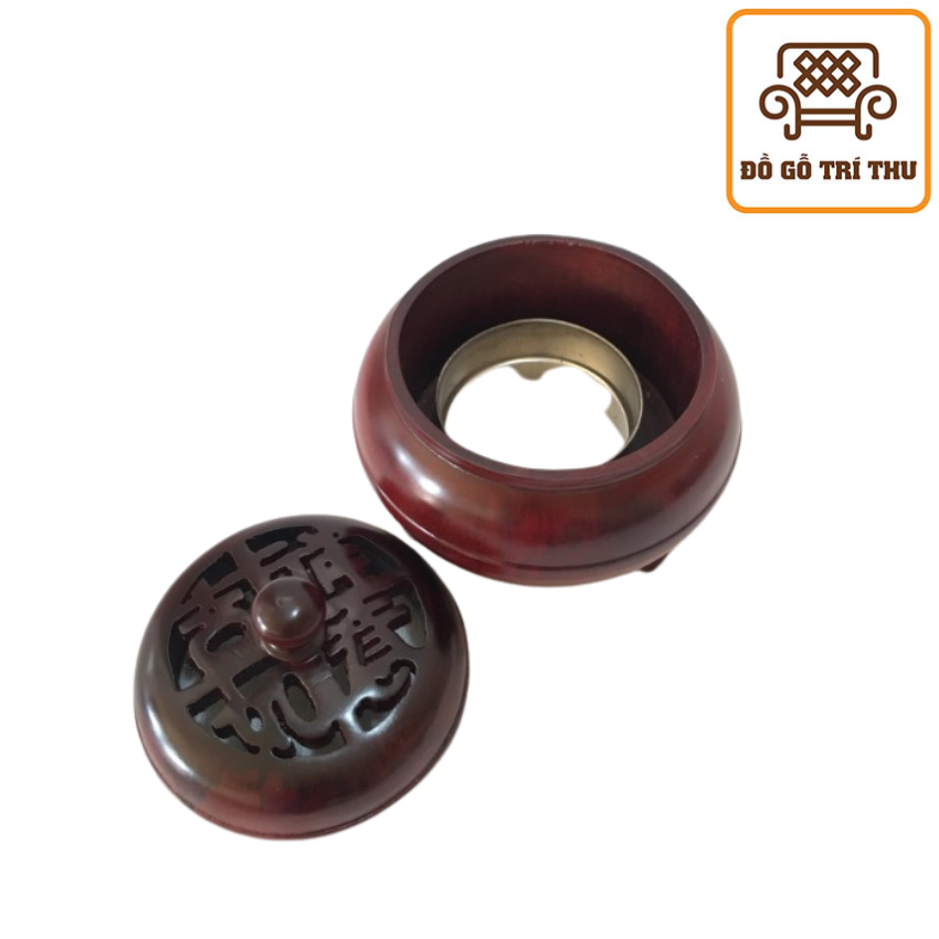 Lư gỗ Hương xông đốt trầm sang trọng