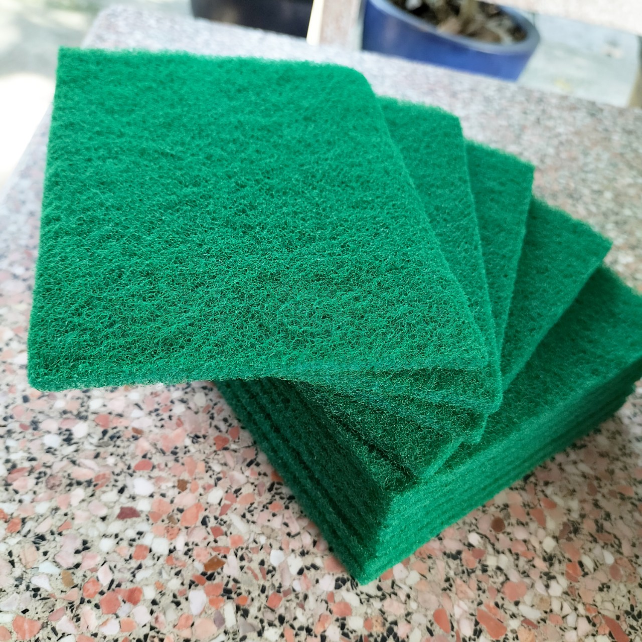1 Miếng Cước Rửa Chén Xanh SIZE 15X12CM HCM