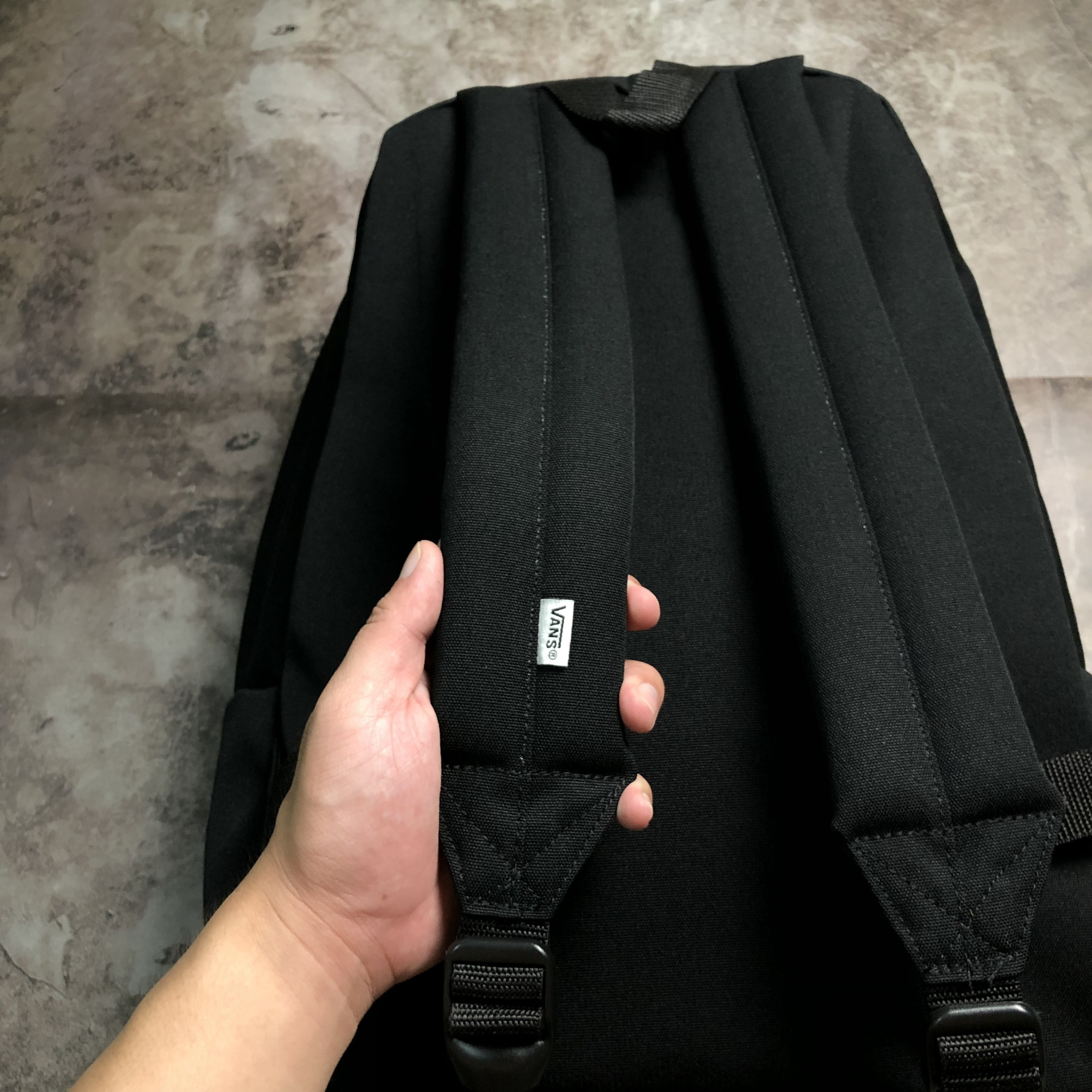 Balo đi học V.A.N.S Snoopy Peanuts – Black ( Hình Chú Cún ) - SB1107A [ ẢNH CHỤP THẬT ]