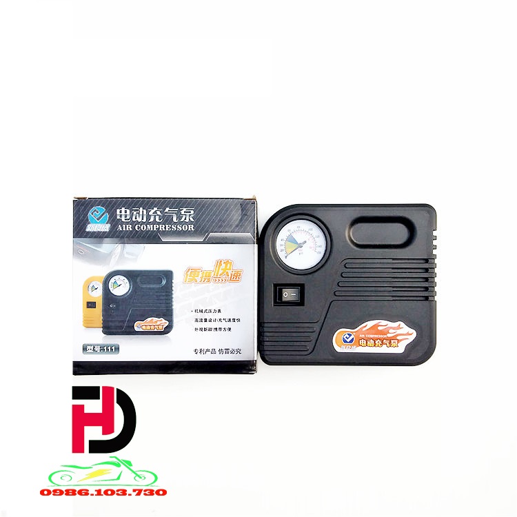 BƠM HƠI MINI DI ĐỘNG XE MÁY ĐIỆN 48-72V