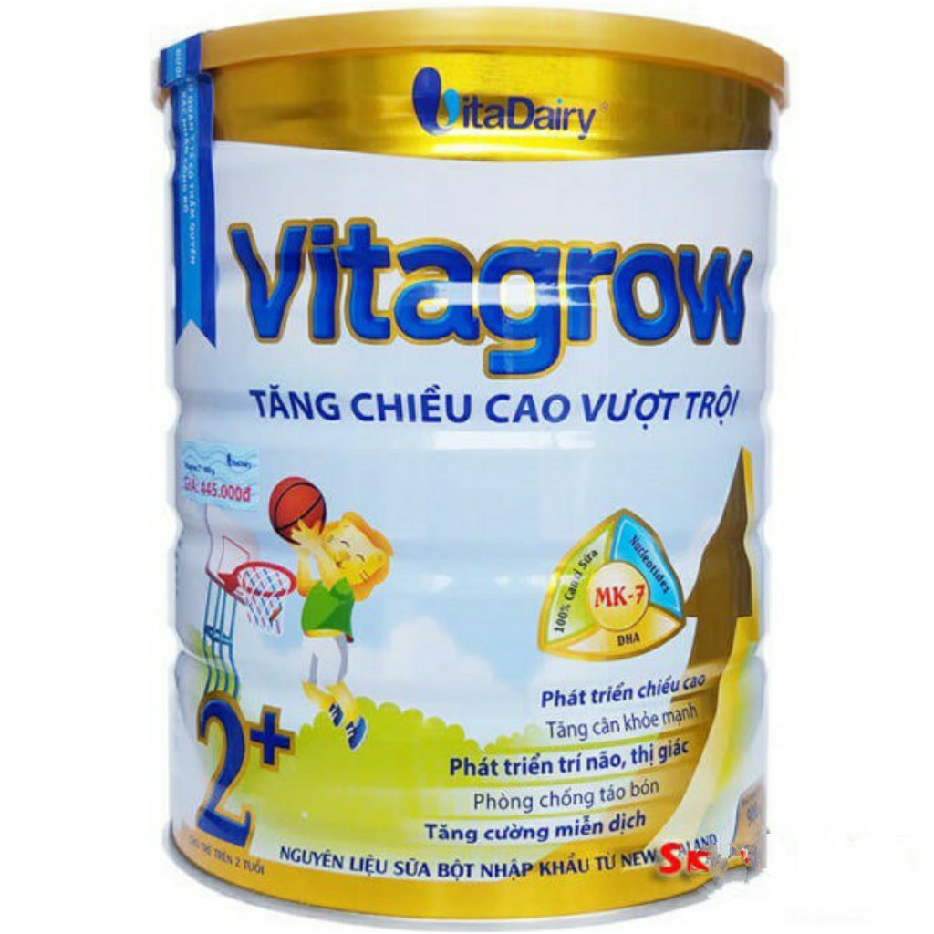[Mẫu Mới] Sữa Bột Vitagrow 1+, 2+ 900g ( Date 2022 )