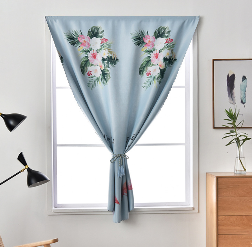 Rèm dán cửa không cần thanh treo nhiều mẫu hiện đại sang trọng size 1m ngang x 2m cao bst05