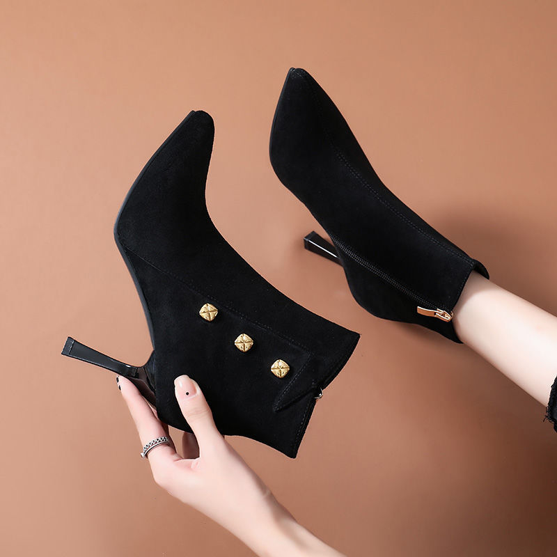 Giày boot nữ phong cách Hàn Quốc B177