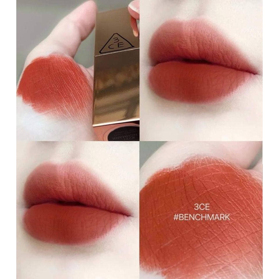 Son 3CE Matte Lip Color Màu 227 Benchmark : Cam Đất