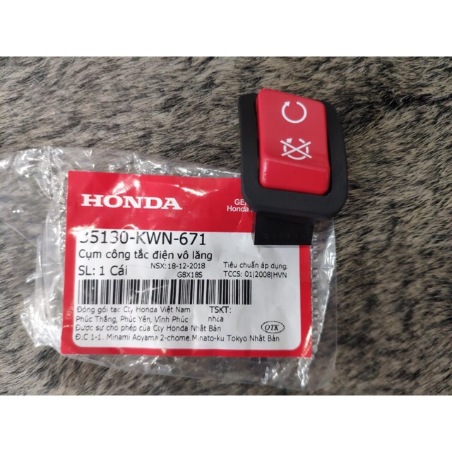 Công tắc tắt máy tạm thời - hàng  Honda