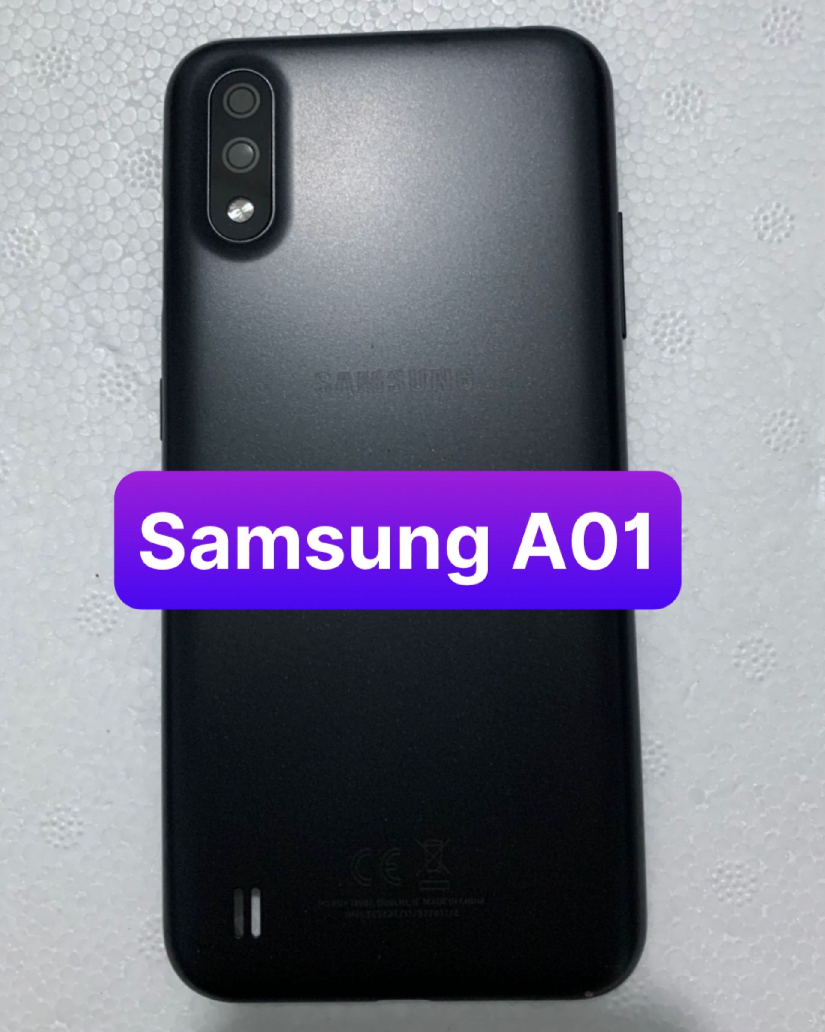 lưng vỏ zin samsung A01 (kèm khay sim)