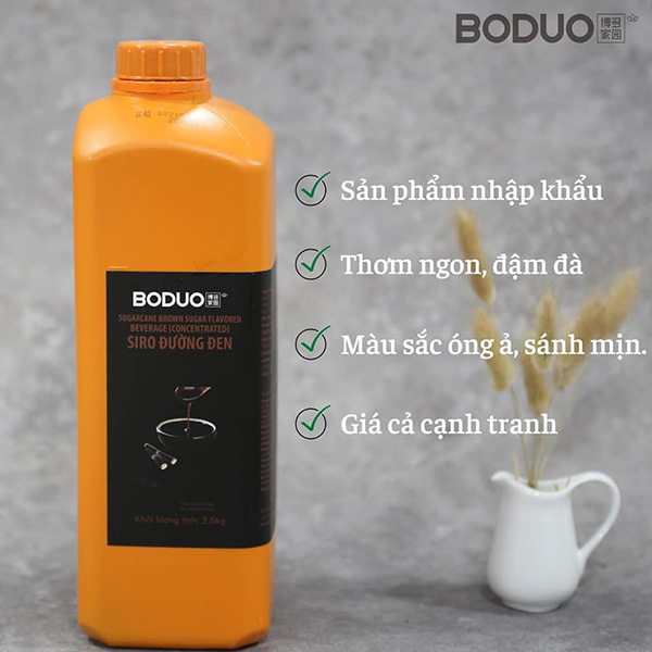 Siro Boduo 2L - Siro Trái Cây Đậm Đặc Cho Pha Chế