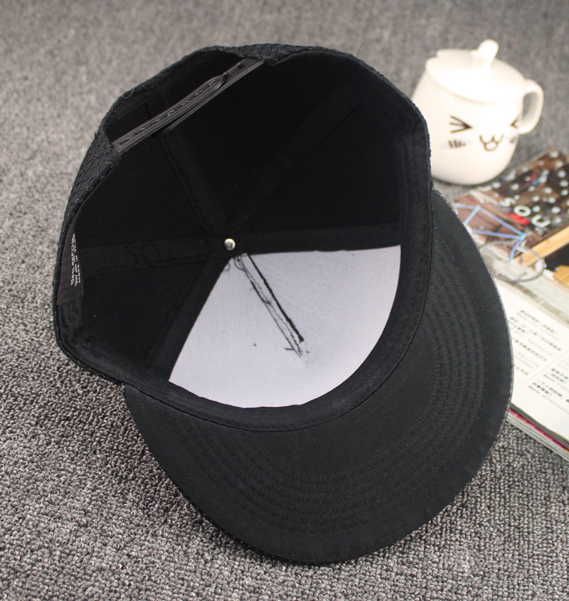 Nón snapback nam phối lưới trơn K199