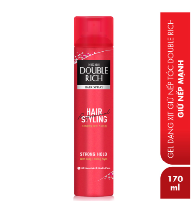 DOUBLE RICH Keo Spray Dưỡng Tóc Double Rich 170ml