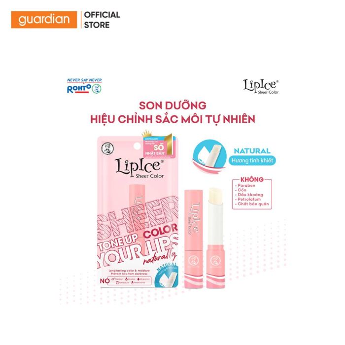 Son dưỡng Lipice Sheer Color 2,4Gr