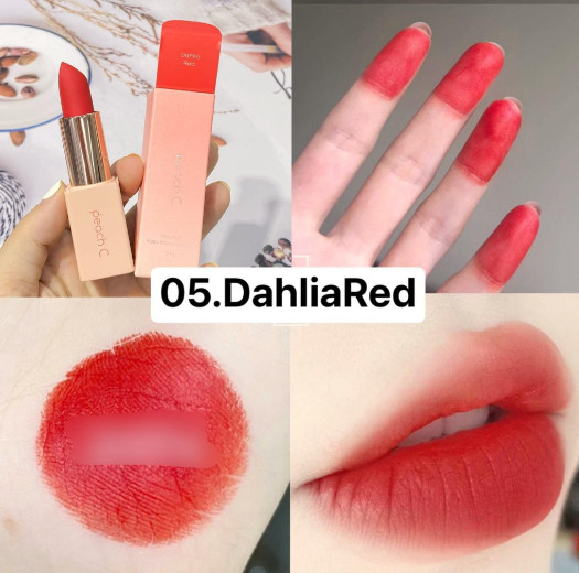 Son Thỏi Peach C Easy Matte Siêu Mịn Căng Mọng Lên Màu Chuẩn