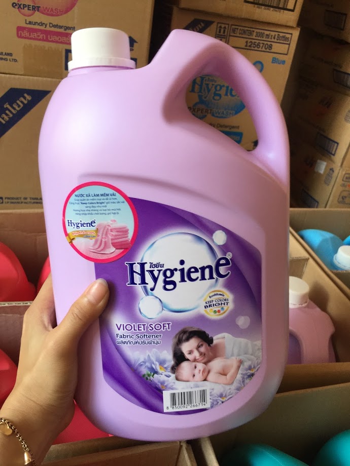 NƯỚC XẢ VẢI HYGIENE 3500ML THÁI LAN [MÀU TÍM]